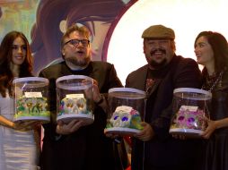 Guillermo del Toro también estuvo acompañado de Sandra Echeverría,  Ana de la Reguera y Jorge R. Gutiérrez. NTX / N. Tavira