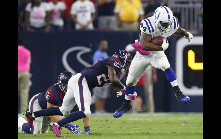 Ahmad Bradshaw. Los Potros suman cuatro victorias consecutivas en la temporada. EFE /   L. Smith