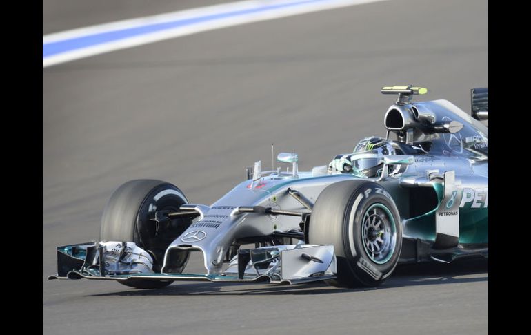 Nico Rosberg durante la primera sesión de entrenamiento del Gran Premio de Rusia. AFP / A. Nemenov