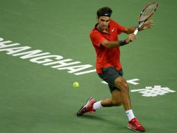 Roger Federer disputará el boleto a la final del certamen asiático de tenis. AFP / Goh Chai Hin