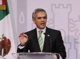 El jefe de gobierno del Distrito Federal señala que el pleno de gobernadores aprobó conformar un grupo de trabajo. NTX / ARCHIVO