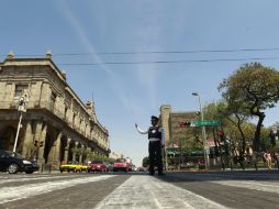 La Policía Vial cerrará la avenida Alcalde-16 de Septiembre, desde Juan Manuel hasta la avenida Juárez. EL INFORMADOR / ARCHIVO