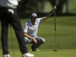 El golfista Juan Pablo Colín durante el Torneo Anual de Golf Guadalajara Country Club. EL INFORMADOR / J. Mendoza