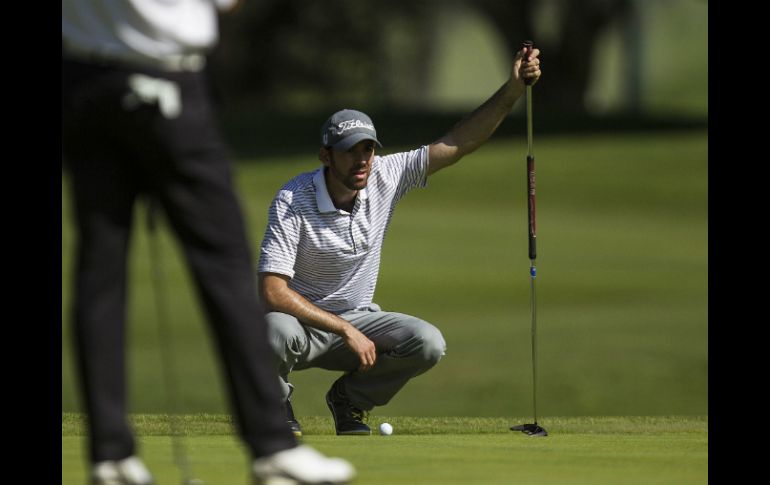 El golfista Juan Pablo Colín durante el Torneo Anual de Golf Guadalajara Country Club. EL INFORMADOR / J. Mendoza