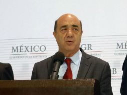 Jesús Murillo Karam, procurador General de la República, informó los avances en el caso. NTX /