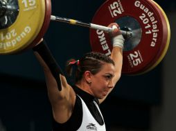 La sonorense Cinthya Domínguez sale a la tarima mundial en la categoría de 75 kilogramos. EFE / ARCHIVO