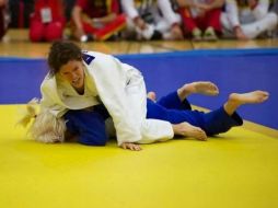 La judoca se recupera de un esguince en el tobillo que no le permite entrenar al cien por ciento. TWITTER / @CONADE