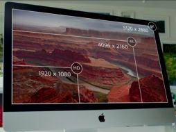 El nuevo iMac tiene mayor resolución que una pantalla HD y una 4K. ESPECIAL / apple.com