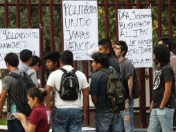 En el Plantel de Ingeniería, los miembros de la Asamblea discuten la demanda desde el pasado miércoles. SUN / ARCHIVO