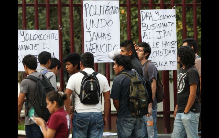 En el Plantel de Ingeniería, los miembros de la Asamblea discuten la demanda desde el pasado miércoles. SUN / ARCHIVO