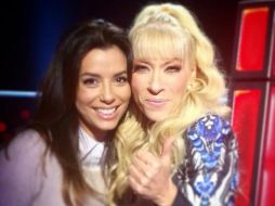 Eva Longoria compartió una foto con la cantante Yuri en su cuenta de Twitter. TWITTER / @EvaLongoria