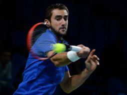 Además de alcanzar la final del torneo, Marin Cilic se clasificó al torneo de Maestros. AFP / V. Maximov