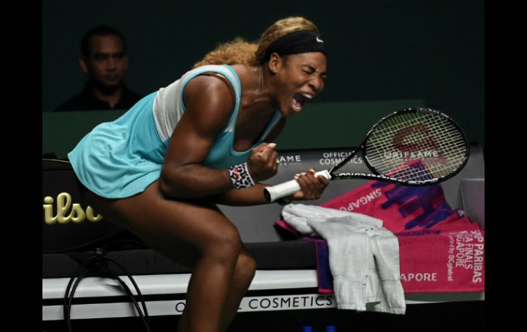 Williams inauguró el Grupo Rojo con una gran victoria en el Masters. AFP / R. Rahman