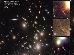 El hallazgo es parte del programa CLASH, uno de los tres mega-proyectos de la observación del Telescopio Hubble. TWITTER / @NASA_Hubble.