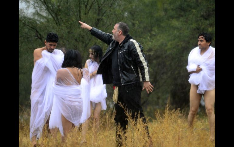 En 2012 Spencer Tunick participó en el Festival La Calaca creando una de sus imágenes. AFP / ARCHIVO