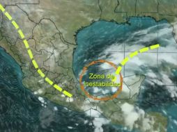 Se ha emitido un aviso de tormenta tropical (paso del sistema en 24 horas) de Celestun a Frontera, en Yucatán. YOUTUBE / smnmexico