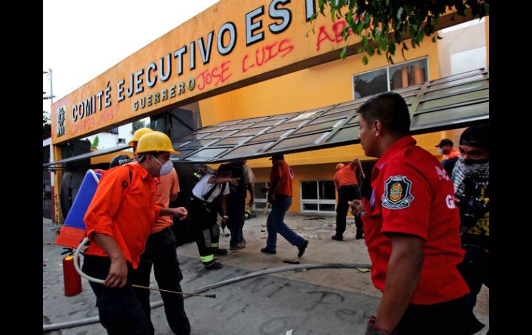 Lamentan los destrozos ocasionados en su sede en Chilpancingo, Guerrero. SUN / ARCHIVO