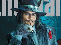 Johnny Depp aparece en la primera imagen oficial de el Lobo Feroz delante de Lilla Crawford como Caperucita Roja. ESPECIAL / ew.com