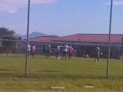 Leones Negros, en la parte final del entrenamiento. EL INFORMADOR / A. Ramírez