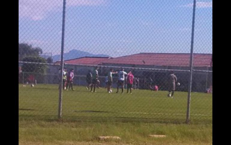 Leones Negros, en la parte final del entrenamiento. EL INFORMADOR / A. Ramírez