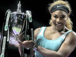 Con este resultado, Williams ha empatado los cinco Masters de su compatriota Chris Evert y de la alemana Steffi Graf. EFE / W. Woon