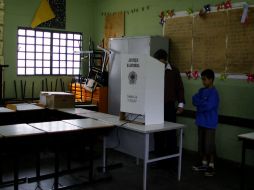 Suspendieron la recepción de votos en la mesa donde ocurrió el homicidio. EFE / F. Bizerra