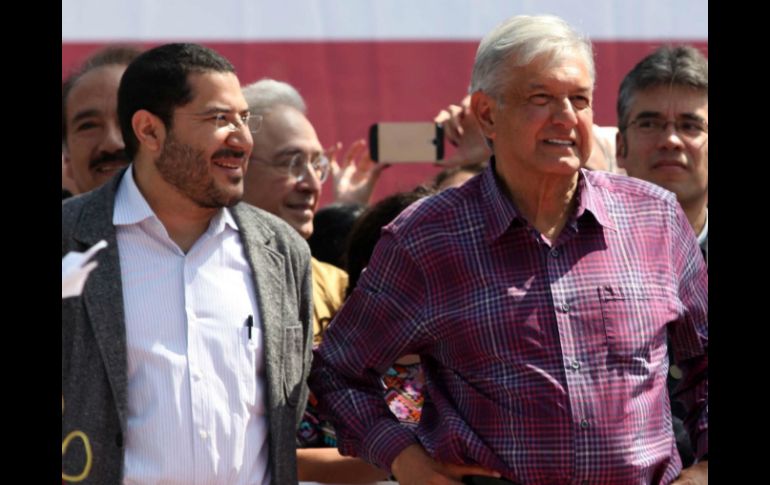 Este domingo, Andrés Manuel realizó un mitin en el Zócalo. SUN / J. Cabrera