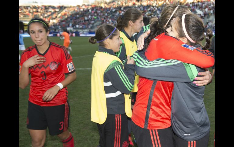 Las chicas de Leonardo Cuéllar lograron el último pase directo a Canadá 2015, irán junto a EU y Costa Rica. MEXSPORT / J. Martínez