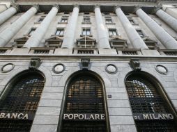 Una vista de una 'Banca Popolare di Milano' sucursal bancaria en Milán, Italia. AP / L. Bruno