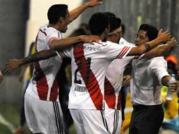 River se repuso luego de iniciar perdiendo el partido. TWITTER / @CARPOficial