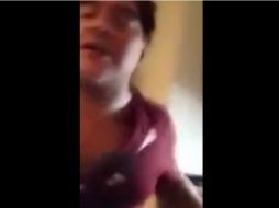 En las imágenes, el argentino se acerca a la mujer, se insultan y él supuestamente agrede o intenta agredir a Oliva. YOUTUBE / PrimiciasYa.