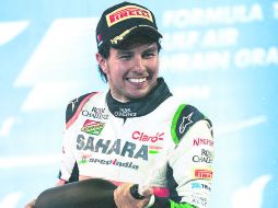 Enrachado. El piloto jalisciense de Force India, Sergio Pérez, lleva cinco carreras consecutivas sumando puntos. ESPECIAL / Sahara Force India