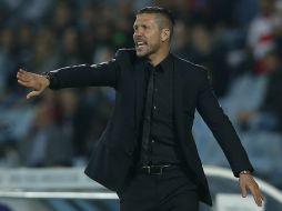 Diego Simeone ganó la Liga española con el Atlético de Madrid. AP / A. Kudacki