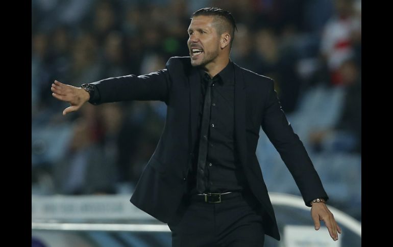 Diego Simeone ganó la Liga española con el Atlético de Madrid. AP / A. Kudacki