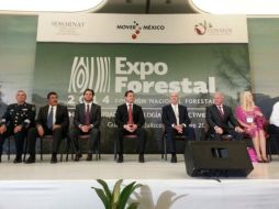 El gobernador de Jalisco, Aristóteles Sandoval asistió a la Expo Forestal. TWITTER / @AristotelesSD