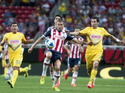 El duelo entre las Águilas del América y las Chivas de Guadalajara promete al ser el más atractivo de la jornada 15. MEXSPORT / ARCHIVO