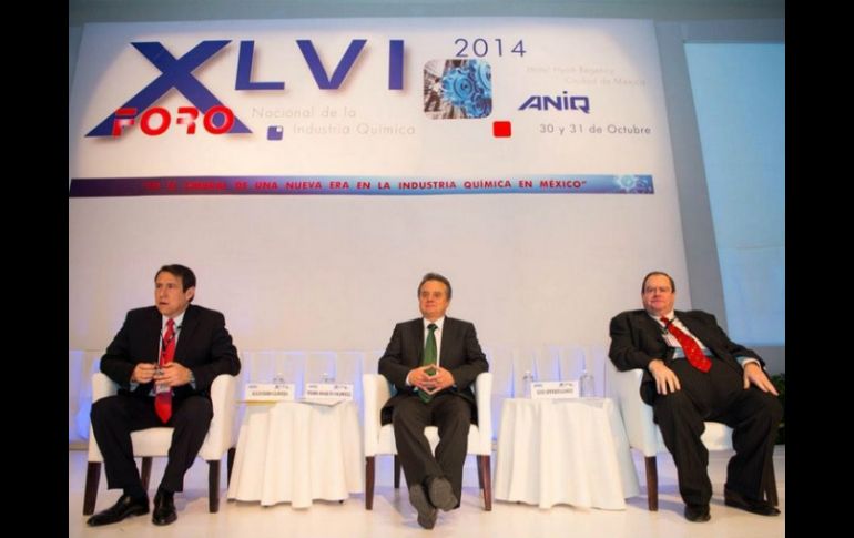 Pedro Joaquín Coldwell, en el marco del XLVI Foro Nacional de la Industria Química. TWITTER / @SENER_mx