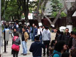 Los jóvenes reiteran que la mesa para resolver el paro de actividades del IPN debe realizarse en las instalaciones del mismo instituto. SUN / ARCHIVO