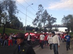 Los estudiantes realizaron bloqueos intermitentes en algunas avenidas. SUN / M. León