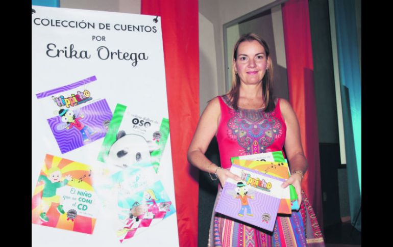 Érika Ortega toma de sus hijos la inspiración para compartir sus historias con otros niños. ESPECIAL / Gente Bien