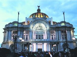 Bullicio. El Palacio de Bellas Artes, un alto obligatorio para todo turista en la capital mexicana. NTX / P. Sánchez