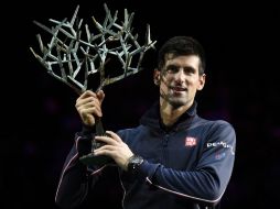 Novak derrotó a Milos Raonic en la final. AFP / F. Fife