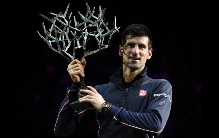 Novak derrotó a Milos Raonic en la final. AFP / F. Fife