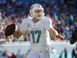 Tannehill completó 24 de 34 intentos, mientras que lanzó pases de touchdown a Charles Clay, Rishard Matthews y Jarvis Landry. AFP / C. Trotman