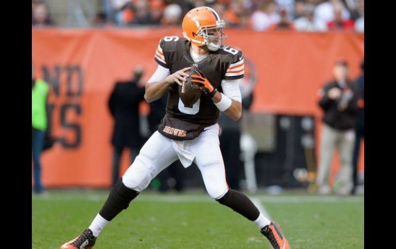 Brian Hoyer lanzó un pase de touchdown de 34 yardas. AFP / J. Miller