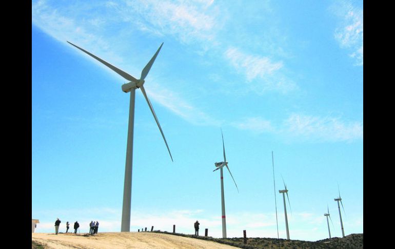 Tecnología verde. Una granja eólica, caracterizada por atraer fuertes vientos. NTX /