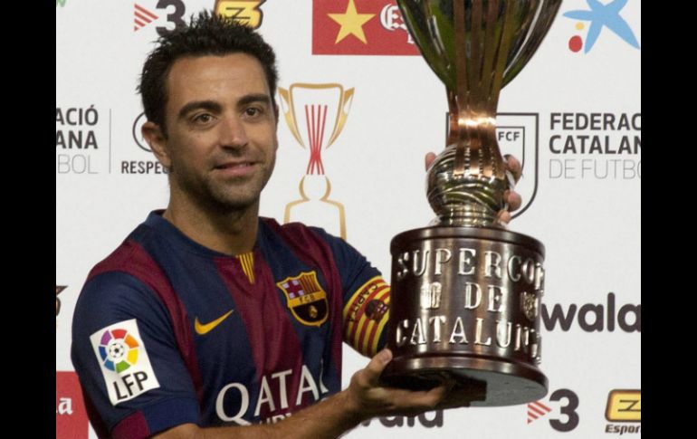 Xavi de 35 años ya anunció su retiro de los torneos internacionales. EFE / ARCHIVO