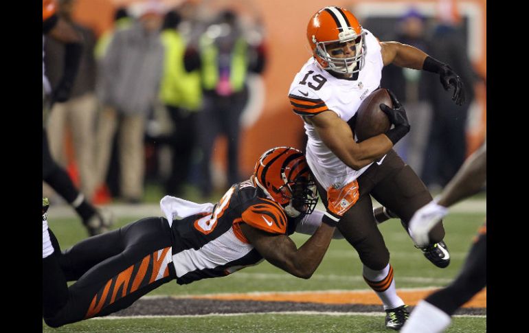 Cleveland controló el partido al acumular 170 yardas por tierra. AFP / J. Grieshop