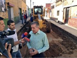 El alcalde Jorge Arana Arana inaugura hoy los trabajos en las calles Francisco I. Madero y 16 de Septiembre. TWITTER / @JorgeAranaArana