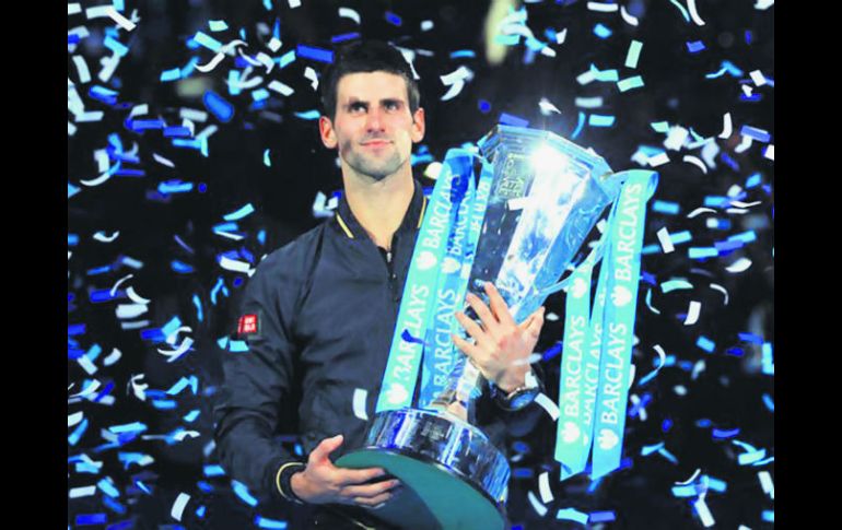 El serbio Novak Djokovic es el bicampeón defensor del Masters Cup, y ya lo había ganado también en 2008. AFP / ARCHIVO